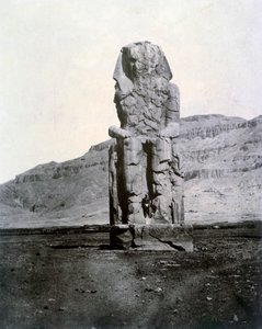 Colosos de Memnón, Tebas, Egipto, 1852 de Unbekannt