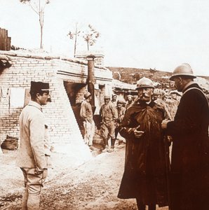 Puesto de mando, Champagne, norte de Francia, c1914-c1918 de Unbekannt