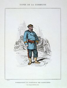 Comandante e Ingeniero de Barricadas, Comuna de París, 1871