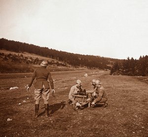 Comunicaciones, Genicourt, norte de Francia, c1914-c1918 de Unbekannt