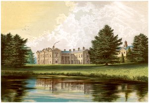 Compton Verney, Warwickshire, hogar de Lord Willoughby de Broke, c1880