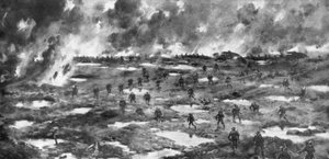 Conquista de la Cresta Wytschaete-Messines, Bélgica, Primera Guerra Mundial, 7 de junio de 1917
