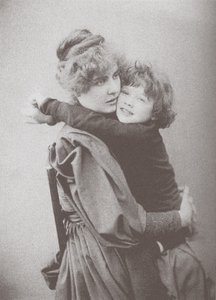 Constance Wilde con su hijo Cyril de Unbekannt