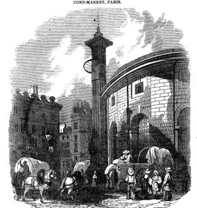 Mercado de Granos, París, 1836 de Unbekannt