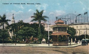 Esquina del Parque Central, La Habana, Cuba de Unbekannt