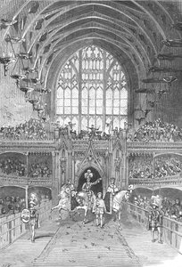 Coronación de Jorge IV en Westminster Hall, 1897 de Unbekannt