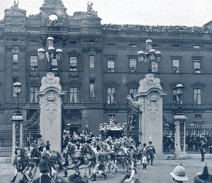 Coronación del Rey Jorge V y la Reina María, Londres, 1911 de Unbekannt