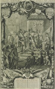 Coronación de Stanislaw I Leszczynski en 1705, 1706 de Unbekannt