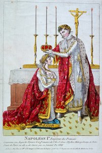 Coronación de la Emperatriz Josefina, 2 de diciembre de 1804, siglo XIX de Unbekannt