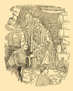 Cosmo De Medici como uno de los Reyes Magos, c1930