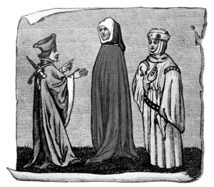 Traje, siglo XIV, 1910 de Unbekannt