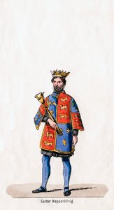 Diseño de vestuario para la obra de Shakespeare, Enrique VIII, siglo XIX de Unbekannt