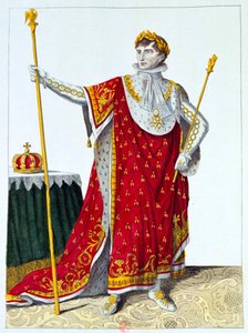 Traje para la coronación de Napoleón I, 2 de diciembre de 1804, siglo XIX de Unbekannt