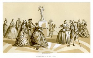 Trajes, 1720-1740, 1885 de Unbekannt