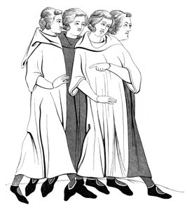 Trajes de la burguesía, siglo XIII 1849