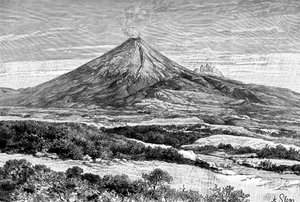 Volcán Cotopaxi, Ecuador, 1895 de Unbekannt