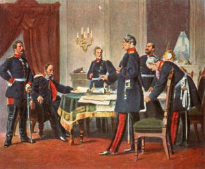 Consejo de guerra en Versalles, 1870, 1936 de Unbekannt