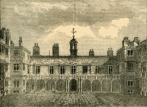 Corte de Old Somerset House, desde el norte, 1881 de Unbekannt