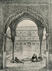 Corte del estanque de peces, siglo XIX, 1907 de Unbekannt