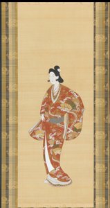 Cortesana, período Edo, 1661-1673 de Unbekannt