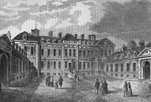 Patio de la Casa Montagu, Great Russell Street, Bloomsbury, Londres, 1830-1878 de Unbekannt