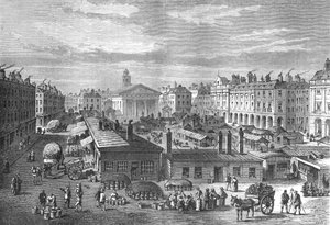 Mercado de Covent Garden, c. 1820 1897 de Unbekannt