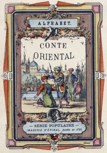 Portada del Alfabeto del Cuento Oriental. Imágenes de Epinal, circa 1890 de Unbekannt