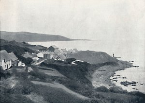 Coverack - La Cala y el Pueblo, 1895