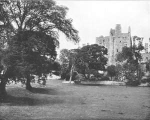 Castillo de Craigmillar, cerca de Edimburgo, Escocia, 1894