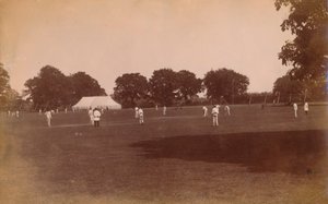 Partido de cricket, finales del siglo XIX-principios del siglo XX