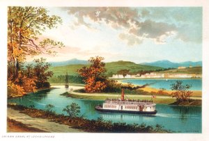 Canal de Crinan en Lochgilphead, Escocia, 1891