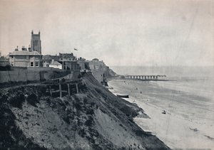 Cromer - Mostrando la iglesia en los acantilados de Unbekannt
