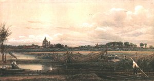 Abadía de Crowland, c1833, c1900