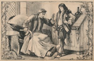 Crusoe Asesorado por su Padre, c1870 de Unbekannt