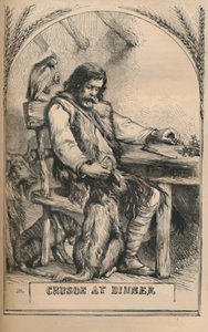 Crusoe en la cena, c. 1870 de Unbekannt