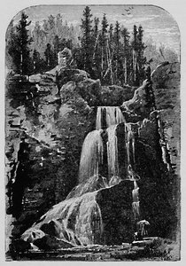 Cataratas de Cristal, 1883 de Unbekannt