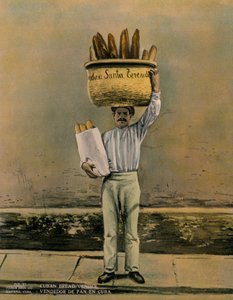 Vendedor de pan cubano, c. 1920 de Unbekannt