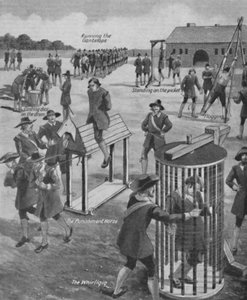 Castigos militares curiosos de antaño, c1934