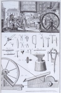 Fabricación de cubiertos, c1750s de Unbekannt