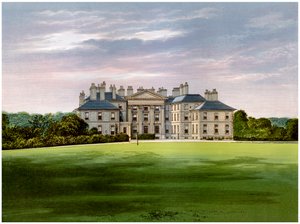 Palacio de Dalkeith, Edimburgo, Escocia, hogar del Duque de Buccleuch, c1880 de Unbekannt