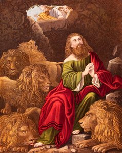 Daniel en el foso de los leones de Unbekannt