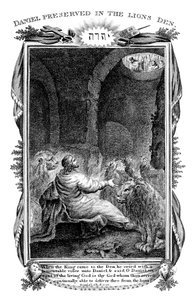 Daniel en el foso de los leones, 1804
