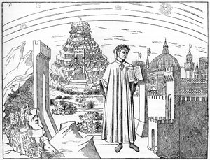 Dante 1265-1321, Florencia y los siete círculos del infierno, 1882 de Unbekannt