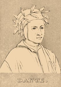 Dante, c1265-1321, 1830 de Unbekannt