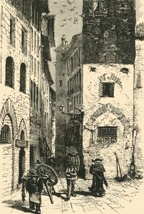 Casa de Dante, Florencia, 1890 de Unbekannt