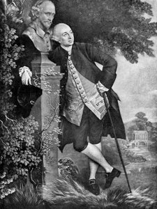 David Garrick 1717-1779, actor inglés, dramaturgo, gerente y productor de teatro, 1905
