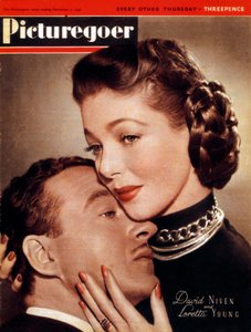 David Niven 1910-1983 y Loretta Young 1913-2000, actores