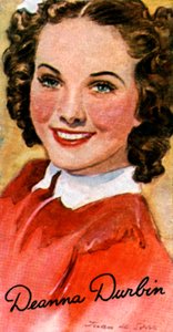 Deanna Durbin, 1921-1999, cantante y actriz en películas de Hollywood de los años 1930 y 1940, siglo XX