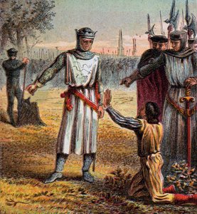 Muerte de Piers Gaveston, 1312, c1850 de Unbekannt