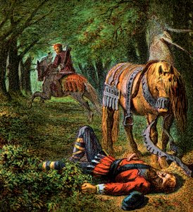 Muerte de Guillermo II, 1100, c1850